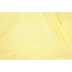 Tessuto unito di colore giallo chiaro che mima l'effetto della seta