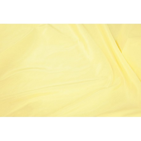 Tessuto unito di colore giallo chiaro che mima l'effetto della seta