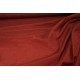Tessuto sintetico unito di colore rosso mattone che mima l’aspetto della seta