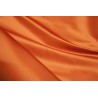 Tessuto a metraggio in raso pesante unito Ginevra di colore arancio scuro
