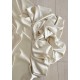 Tessuto al metro in raso elegante Satineè color ivory