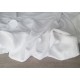 Tessuto al metro in puro lino colore bianco ottico
