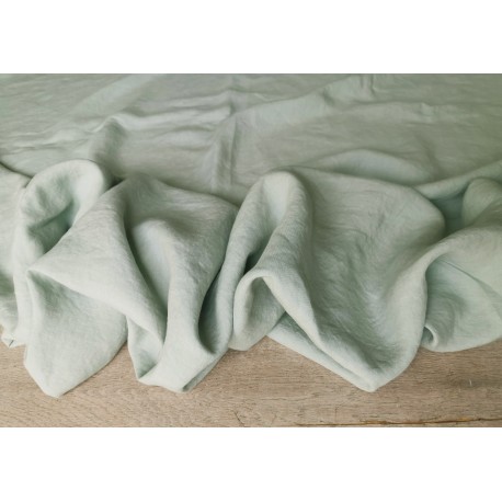 Scampoli in puro lino colore verde menta