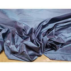 Tessuto al metro in Taffetas 100% di seta color blu