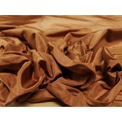 Tessuto al metro in Taffetas 100% di seta color bronzo