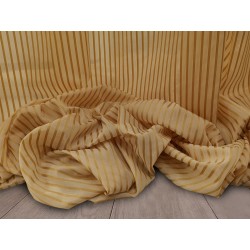 Tessuto a metraggio in mussola di cotone Malesia color oro