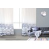 White, grey and yellow daisy curtain