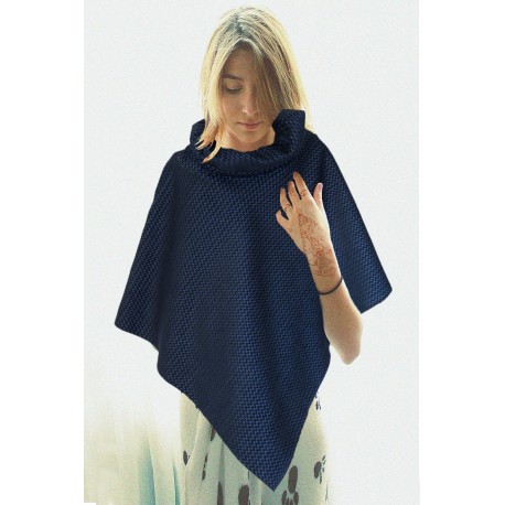Poncho Boreale blu