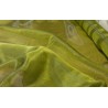 Tessuto Beauty in organza verde prato
