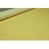 Scampoli in tessuto pesante giallo con motivo geometrico