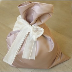 pink fabric gift sacks